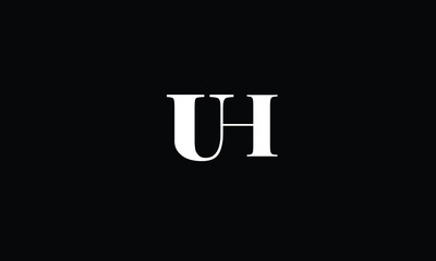 UH,HU,U,H,H,U abstract, letters, logo, monogram, style, symbols, ambitions, icons, 
