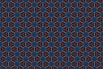 Seamless Symmetric Background Textile Visual Design Texture Interior Tile Geometric Fabric Luxury Decoration Wallpaper Digital Fashion Template Art Perspective Endless Shape Graphic Cloth Pattern.