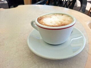 cup of cappuccino