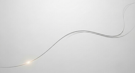 Artistic glowing stroke symbolizing productivity and flow