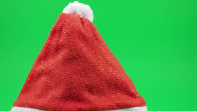 santa claus hat isolated on white