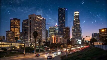 los angeles at night