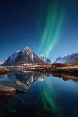 Iconic Norwegian Landmarks with Fjords, Stave Churches, and Aurora Borealis