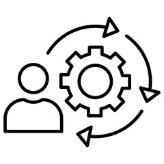 Settings Outline Icon