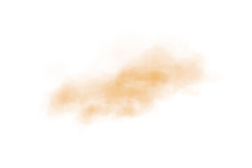 Light Orange Smoke Transparent Cloud Effect with Soft Mist and Vapor Texture