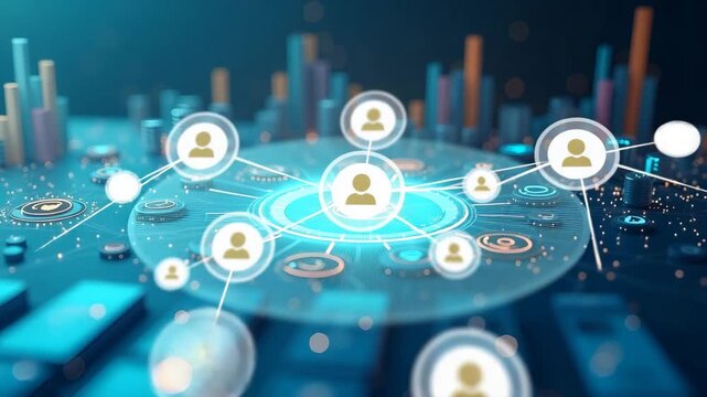 Dynamic Agile Business Strategy Frameworks: Continuous Improvement, Cross-Functional Collaboration, Real-Time Analytics for Market Responsiveness & Innovation - Photo Stock Concept