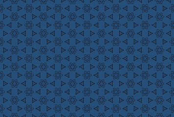 Seamless Cloth Design Digital Texture Decoration Luxury Symmetric Endless Template Graphic Visual Perspective Background Fashion Shape Wallpaper Interior Geometric Art Textile Fabric Tile Pattern.