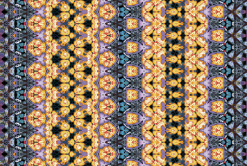 Seamless Cloth Design Digital Texture Decoration Luxury Symmetric Endless Template Graphic Visual Perspective Background Fashion Shape Wallpaper Interior Geometric Art Textile Fabric Tile Pattern.