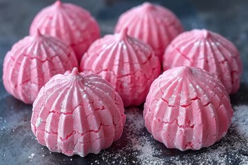 Delicate pink meringue cookies that are light, sweet, and perfect for elegant occasions