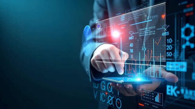 Deliver strategic mid year business check in visuals highlighting key performance data and operational benchmarks to foster informed corporate evaluations in  Photo Stock  Concept  and empty space on 