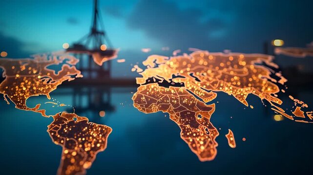 Global Supply Chain Optimization: Enhancing Logistics, Cross-Border Transparency, and Diversifying Sourcing Strategies to Alleviate Commodity Bottlenecks - Conceptual Image