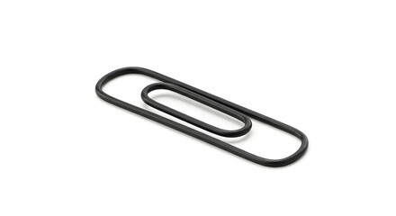 Action of Organizing, Subject of Black Paperclips, Location of Desk, Content Type of Office Supplies, Environment of Workspace, Viewpoint of Close-up, Concept of Efficiency and Minimalism