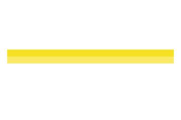 Horizontal yellow line bar design for highlights, underlines, dividers, banners, and graphic layouts