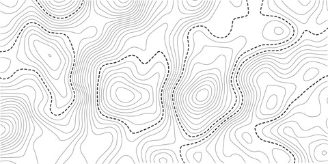 Retro topographic map. Geographic contour map. Abstract outline grid, vector illustration.