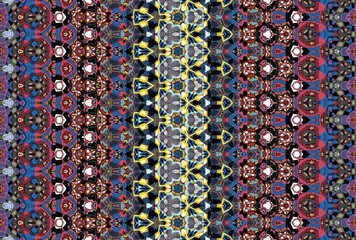 Seamless Cloth Design Digital Texture Decoration Luxury Symmetric Endless Template Graphic Visual Perspective Background Fashion Shape Wallpaper Interior Geometric Art Textile Fabric Tile Pattern.