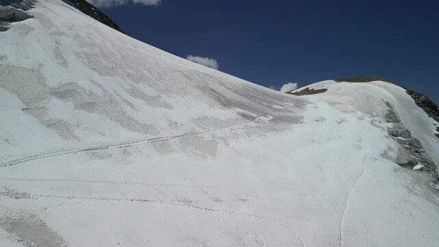 la grande motte, glacier, tignes, french alps, france