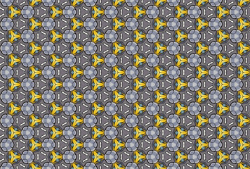 Seamless Symmetric Background Textile Visual Design Texture Interior Tile Geometric Fabric Luxury Decoration Wallpaper Digital Fashion Template Art Perspective Endless Shape Graphic Cloth Pattern.