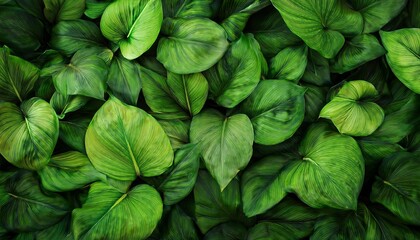 green leaves background