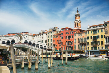Rialto Bridge in Venice, Italy