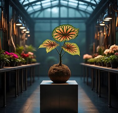 Exoctic and unusual plants with stunning vibrant colors