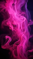 Obraz premium Pink neon smoke Halloween backgrounds pattern purple.