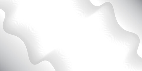 Premium background design with diagonal line pattern in grey colour. Vector white horizontal template for business banner, formal invitation