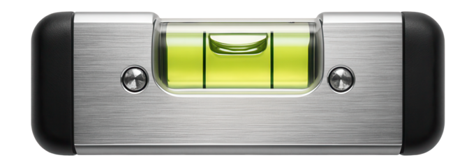 Mini pocket bubble level with a single vial, compact for on-the-go alignment checks.