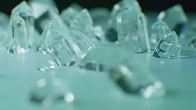 ice cubes in a row
