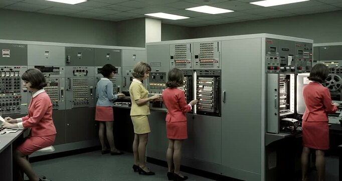Retro Computer Women