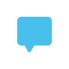 Comment icon speech bubble symbol. Chat message icons - talk message. Bubble chat icon. web vector icon