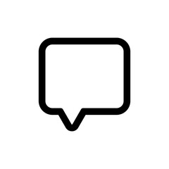 Fototapeta premium Comment icon speech bubble symbol. Chat message icons - talk message. Bubble chat icon. web vector icon