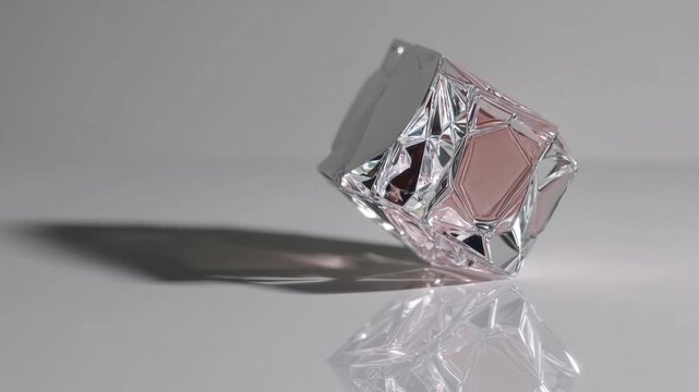 Refined Feminine Fragrance Refined Feminine Fragrance on Pale Precious Metal Colored Surface