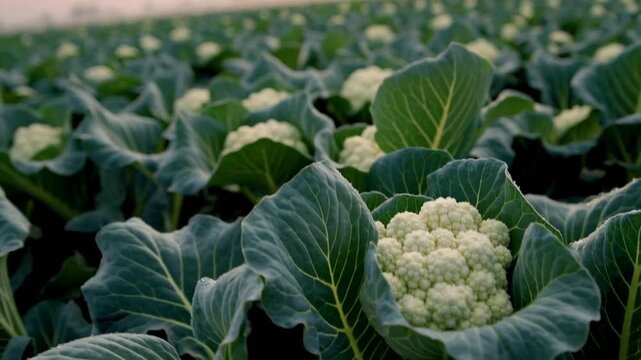 New Brassica oleracea botrytis during early daylight hours