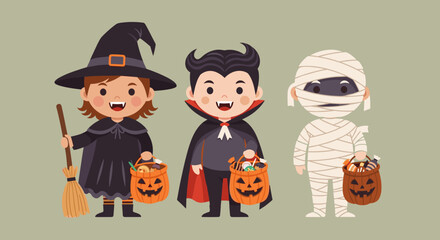 Adorable Halloween Costumes for Children Trick or Treating