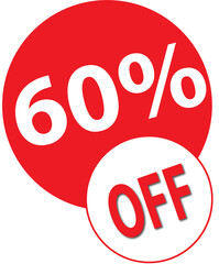 red percent discount