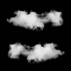 smoke on black background