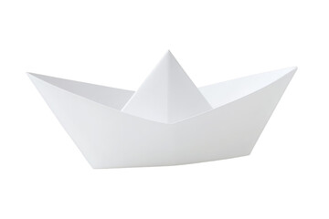 Dreamy paper boat sails through imagination, ready for playful design elements