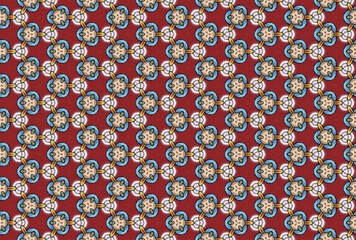 Seamless Fabric Cloth Digital Geometric Art Luxury Background Interior Textile Texture Template Shape Visual Symmetric Perspective Design Graphic Endless Wallpaper Tile Decoration Fashion Pattern.