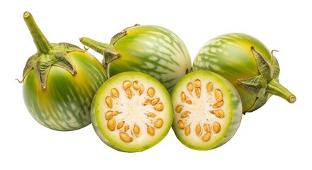 Isolated Thai Eggplant
