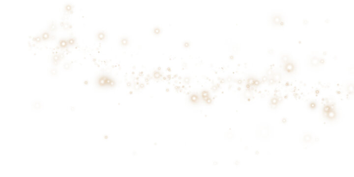 Gold Sparkles with Shimmering Dust and Glowing Light Effect
