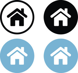 home icon set