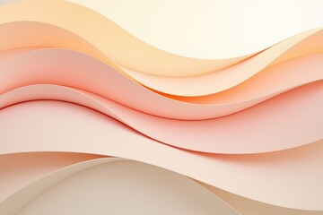 Obraz premium Abstract Pastel Wave Background