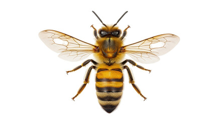 Isolated Honey Bee