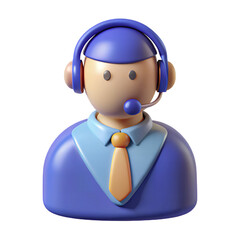 Virtual Assistant Icon AI Technology Digital Helper Concept