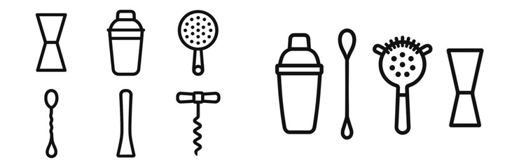 Essential bar tools and equipment for crafting cocktails at home or in a professional setting