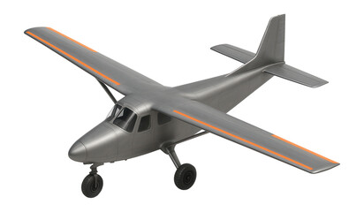 Lightweight military transport plane with fixed landing gear and high aspect ratio wings