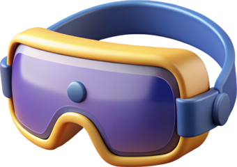 Augmented Reality Goggles Virtual Experience Concept