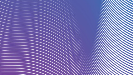 Purple Blue Stripes Curve Line Abstract Background for Modern Digital Art and Web Design