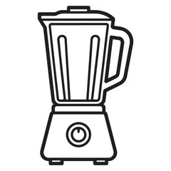 blender outline coloring book page line art  silhouette