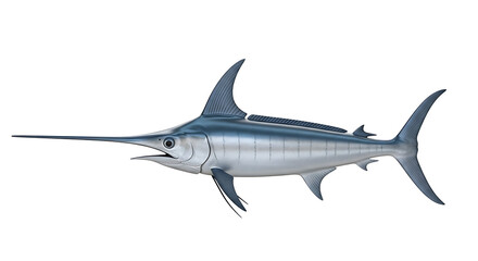 Naklejka premium Illustration of a Blue Marlin Fish
